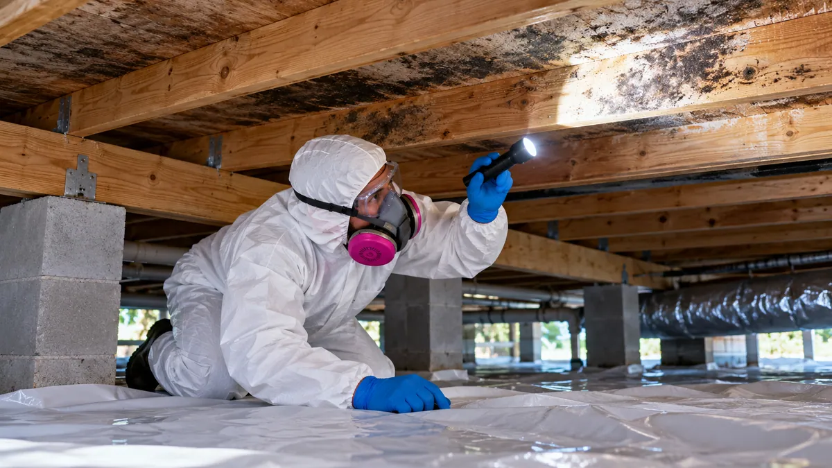 Crawl Space Mold Removal in Gulf Stream